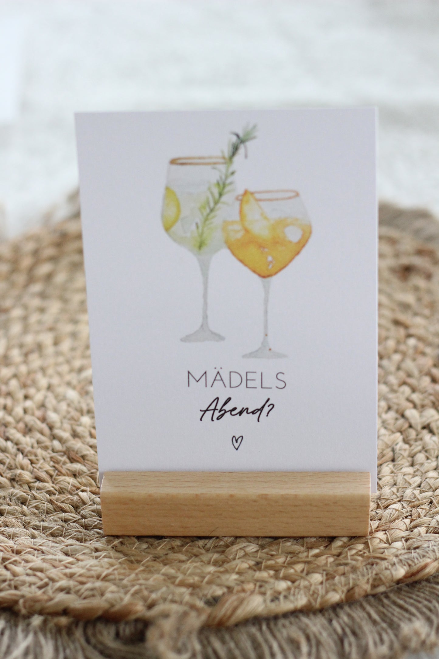 Grußpostkarte - Mädels Abend