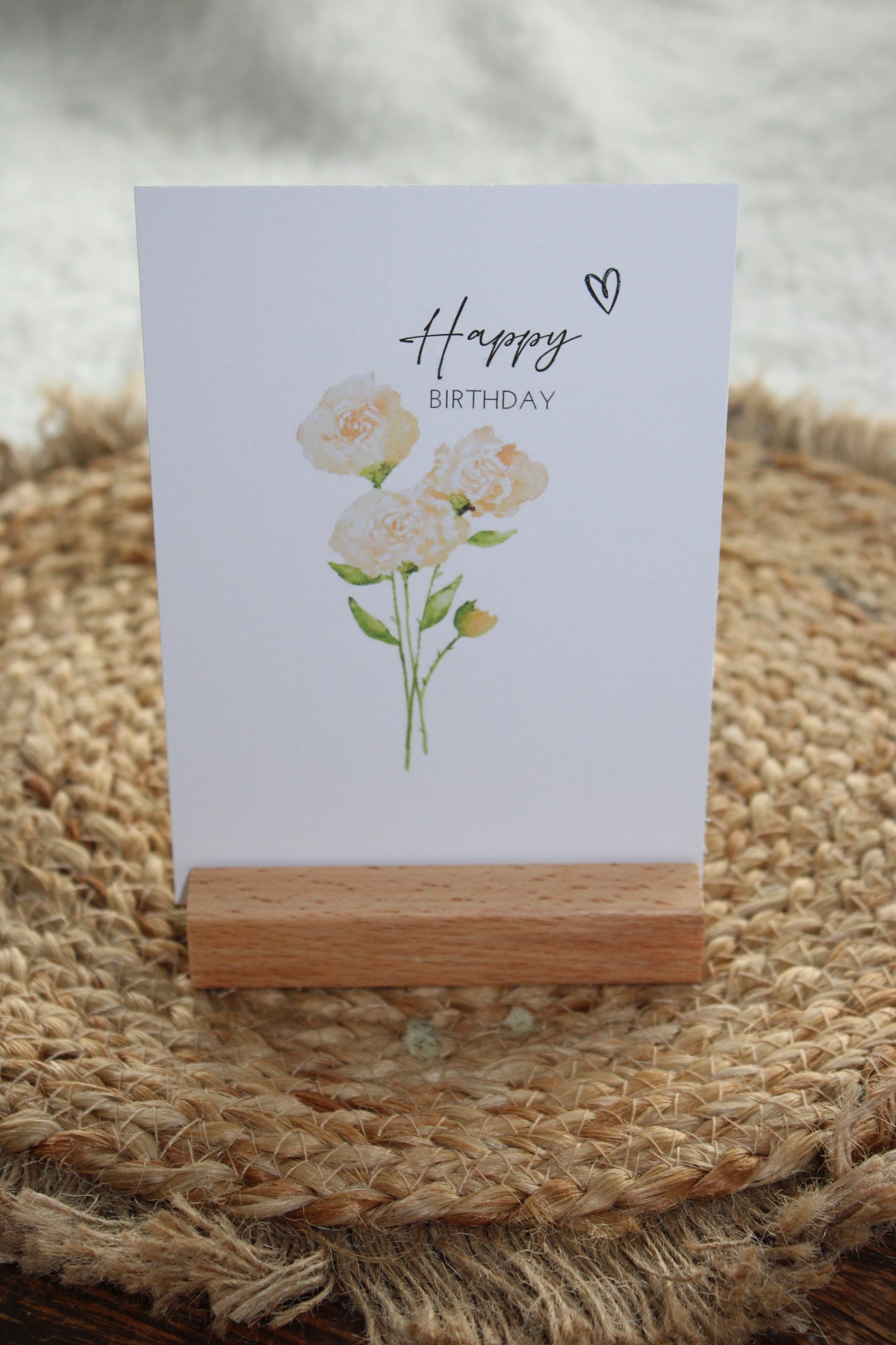 Grußpostkarte - Rosen