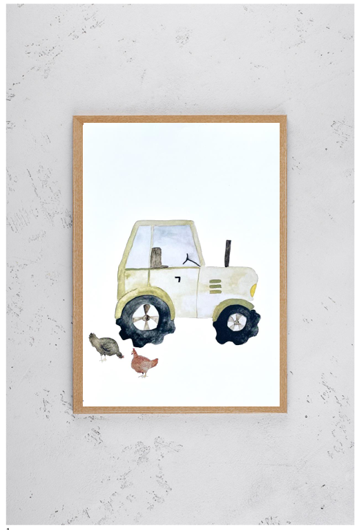 Kinderzimmer Poster DIN A4 - Bulldog