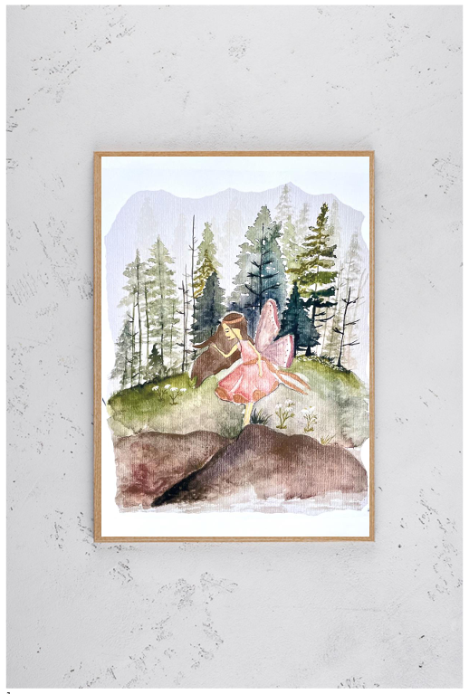 Kinderzimmer Poster DIN A4 - Fee