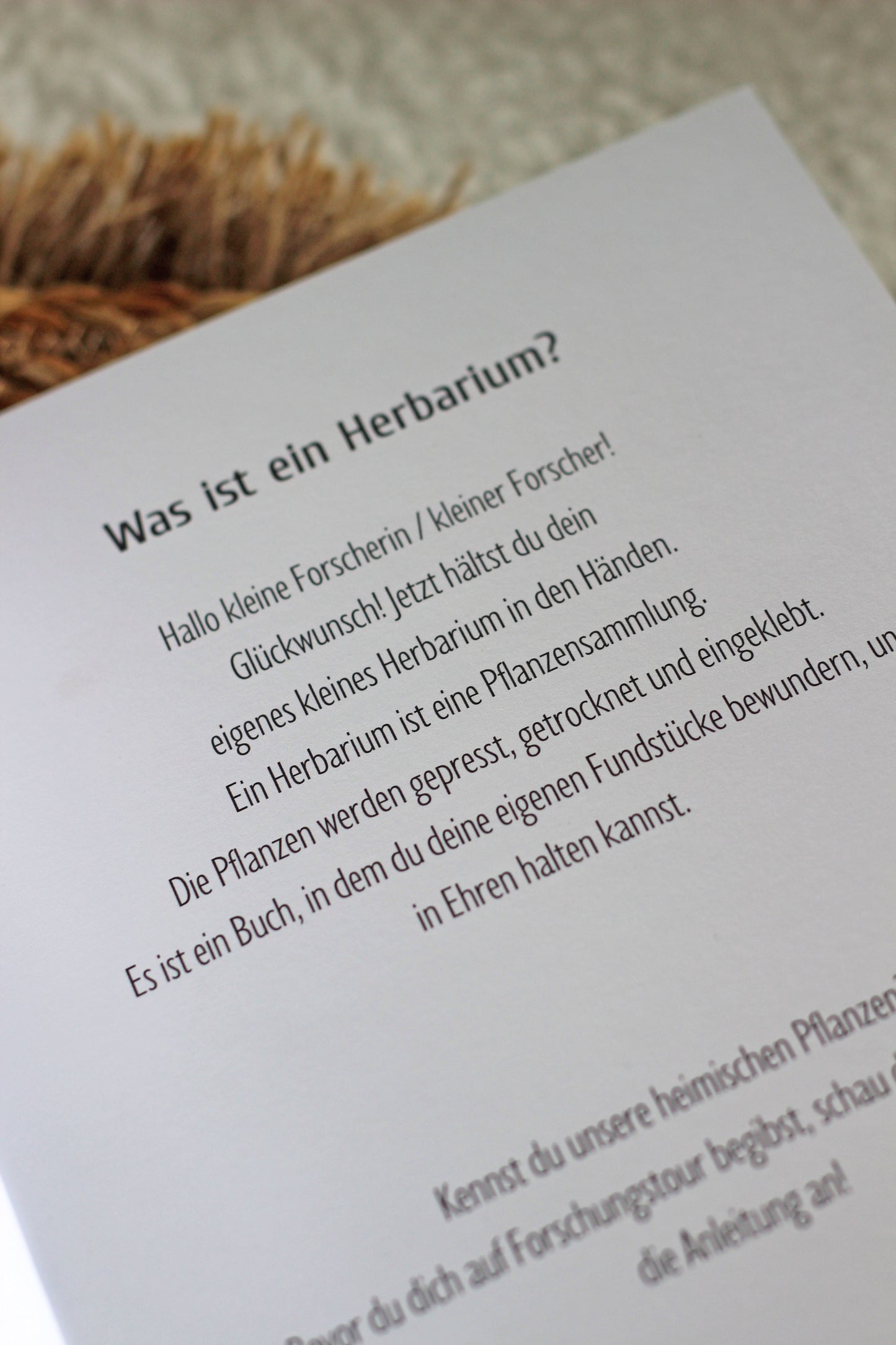 Herbarium Sammelalbum