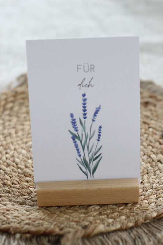 Grußpostkarte - Lavendel