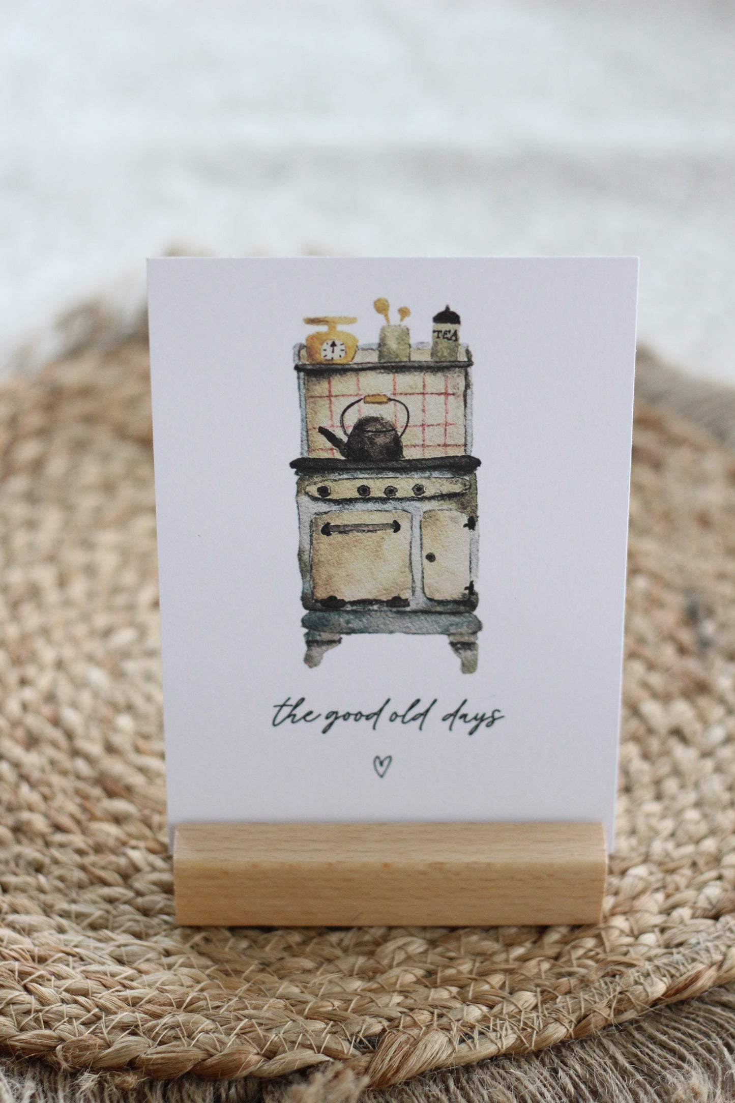 Grußpostkarte - Ofen