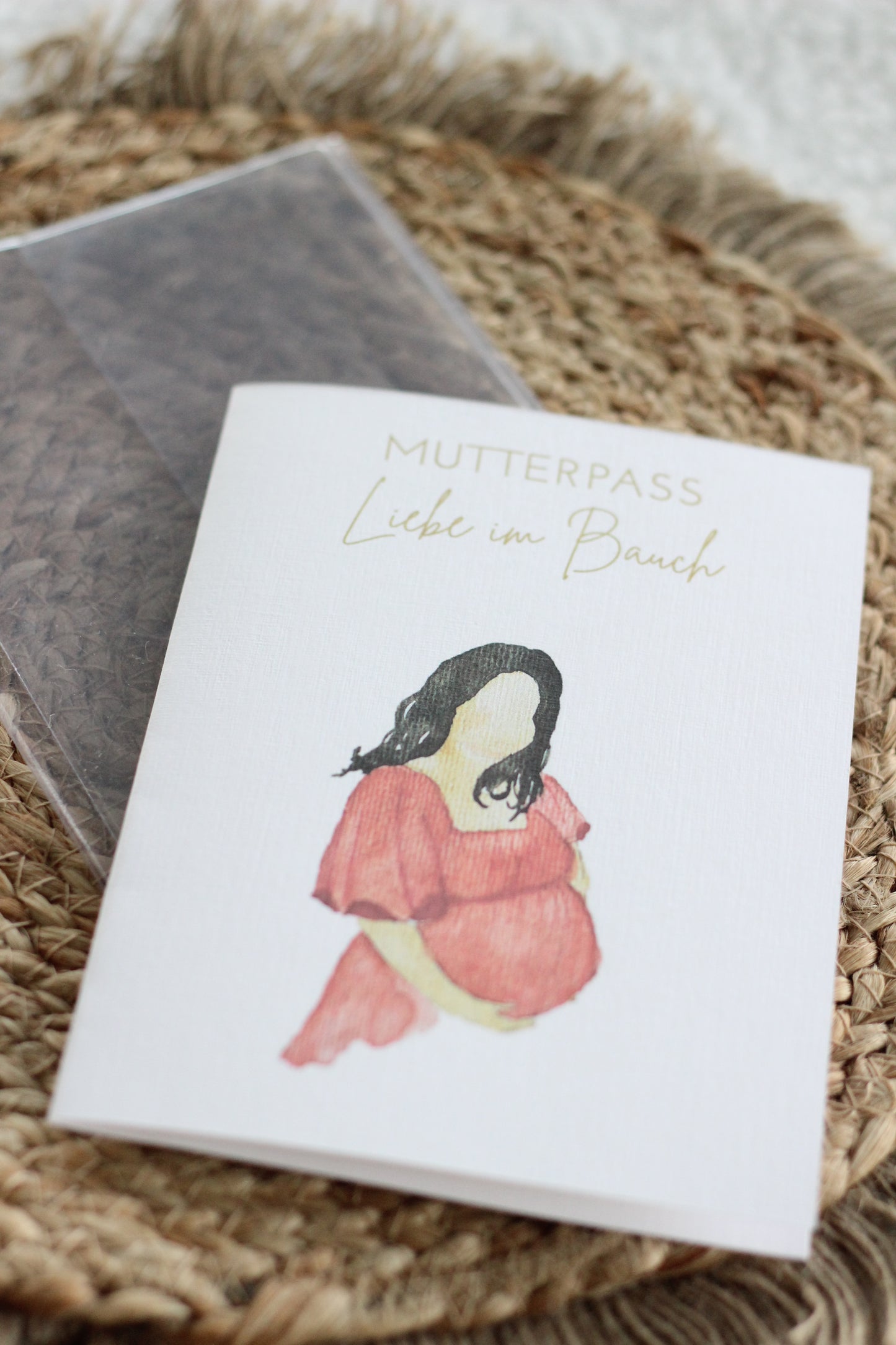 Mutterpasshülle mit Einleger (Dunkelbraun)