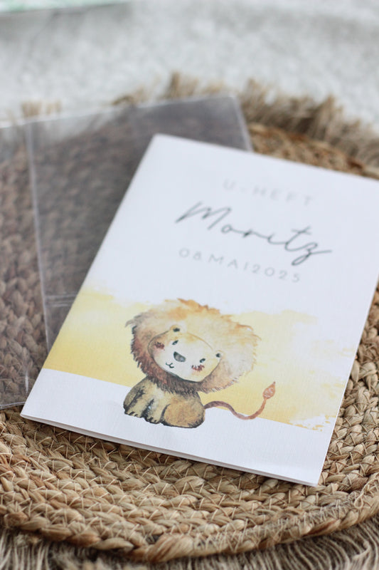 U-Heft Hülle mit Einleger (Löwe)