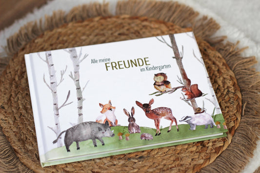 Freundebuch Kindergarten Waldtiere