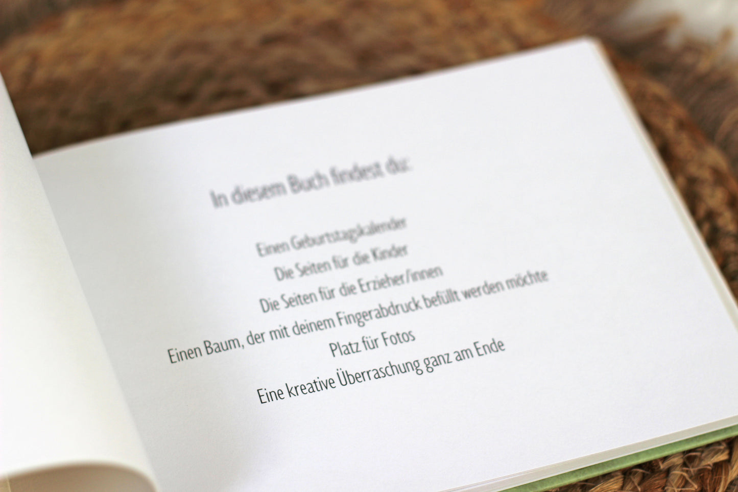 Freundebuch Kindergarten Waldtiere
