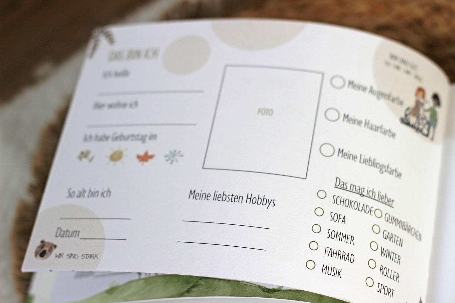 Freundebuch Grundschule Wir