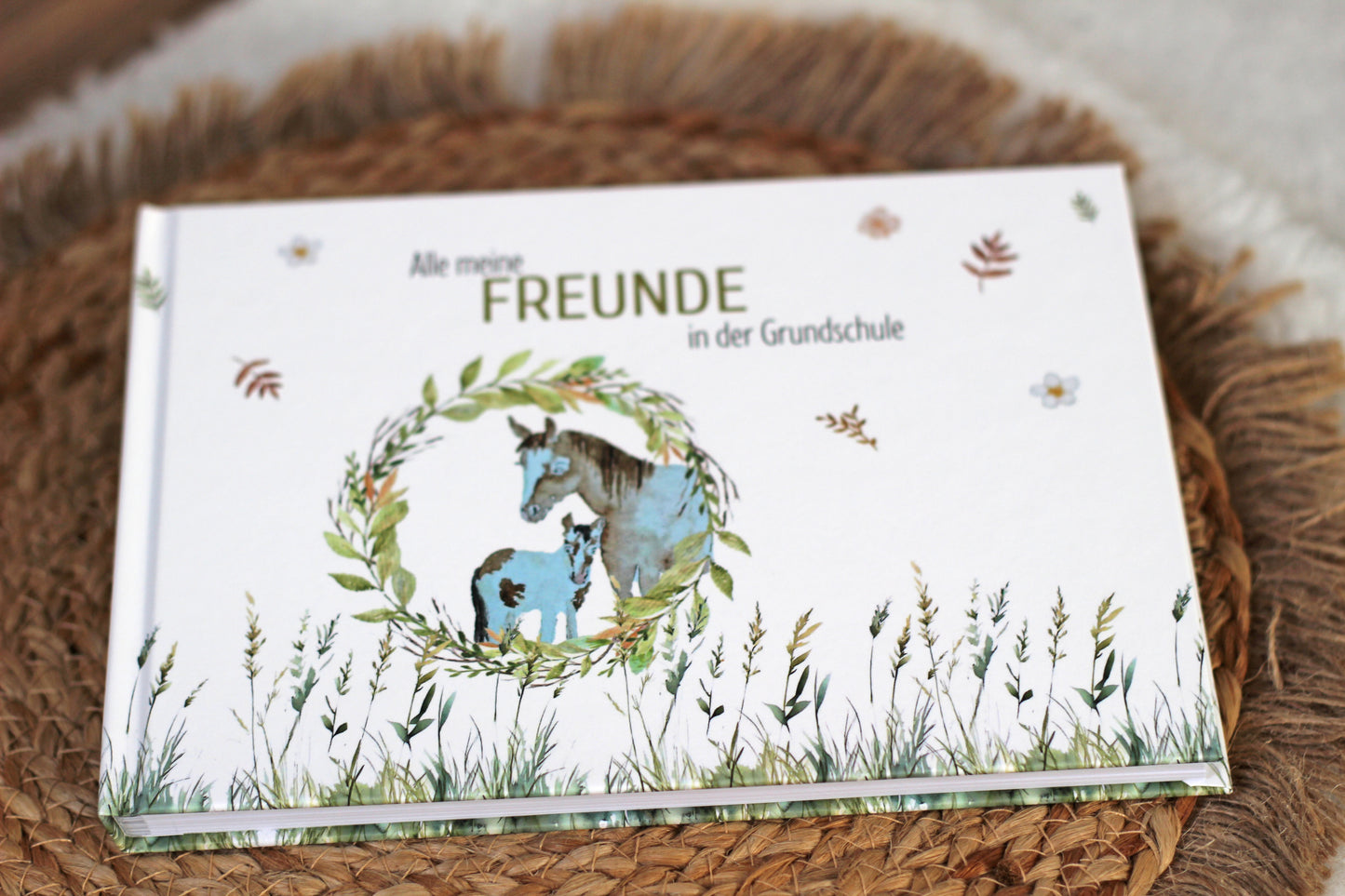 Freundebuch Grundschule Pferde