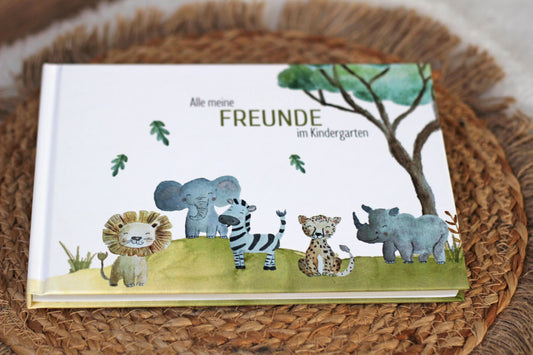 Freundebuch Kindergarten Safari