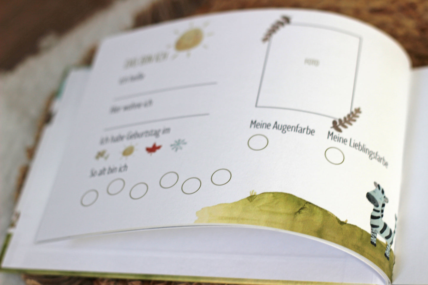 Freundebuch Kindergarten Safari