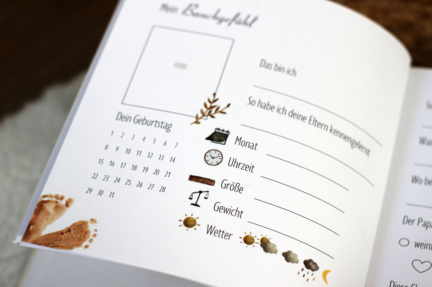 Baby Party Buch "Juhu - wir freuen uns auf dich"