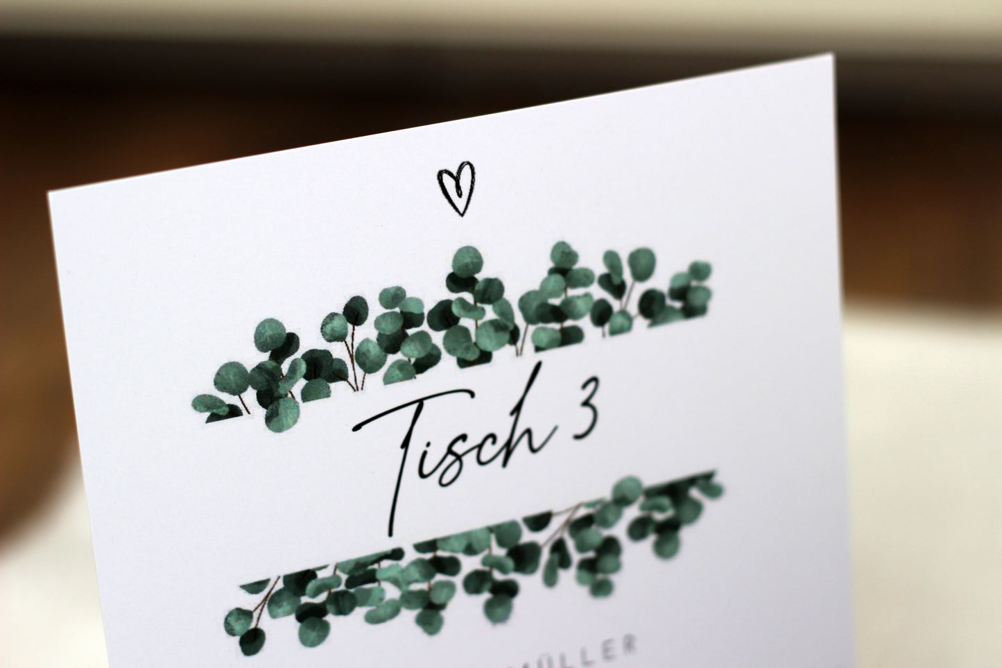 Hochzeits Papeterie - Tisch & Menükarten