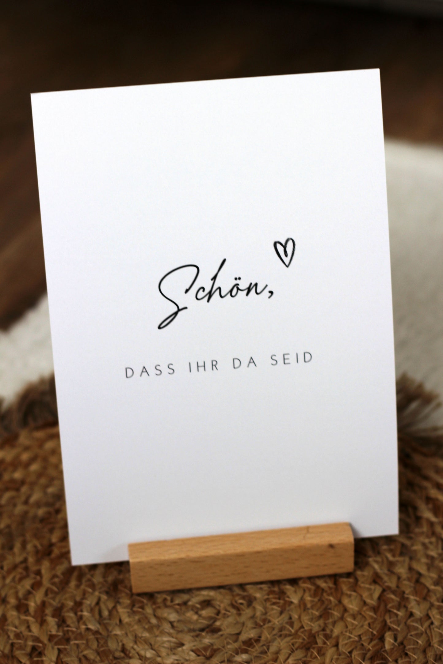 Hochzeits Papeterie - Tisch & Menükarten