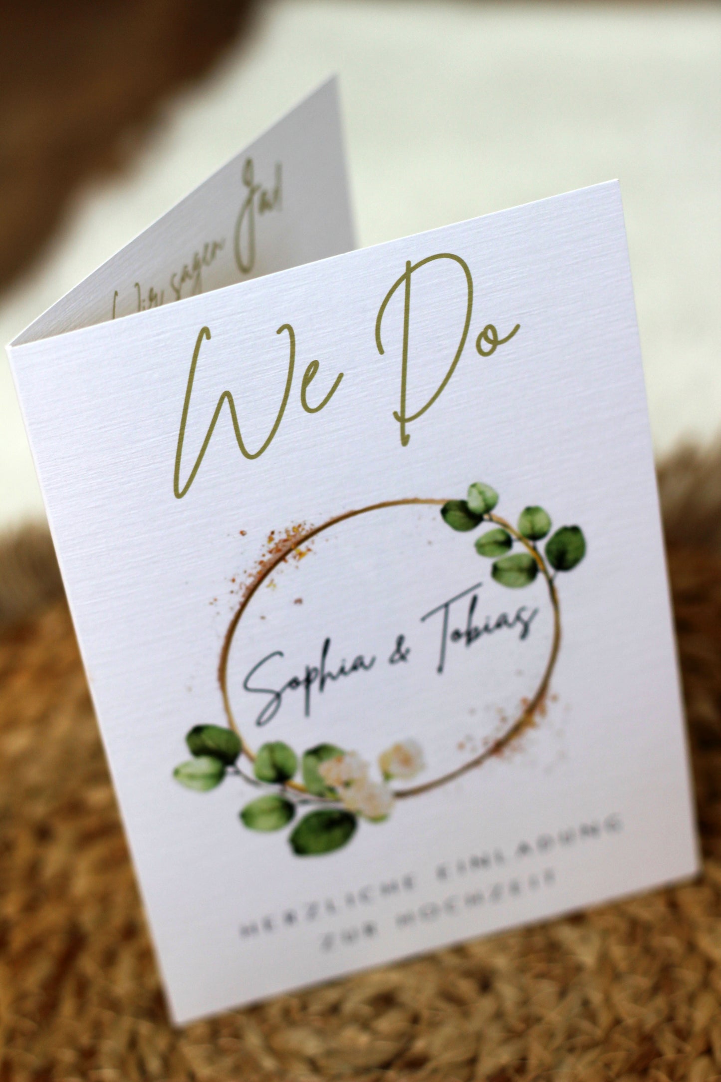 Hochzeits Papeterie - Einladungskarte