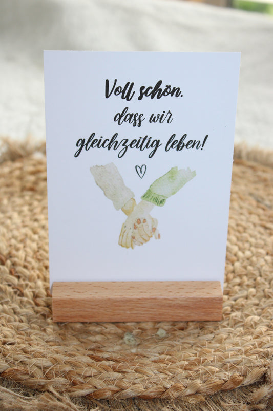 Grußpostkarte - Freundschaft