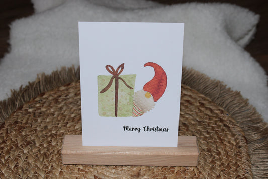 Weihnachtspostkarte - Wichtel