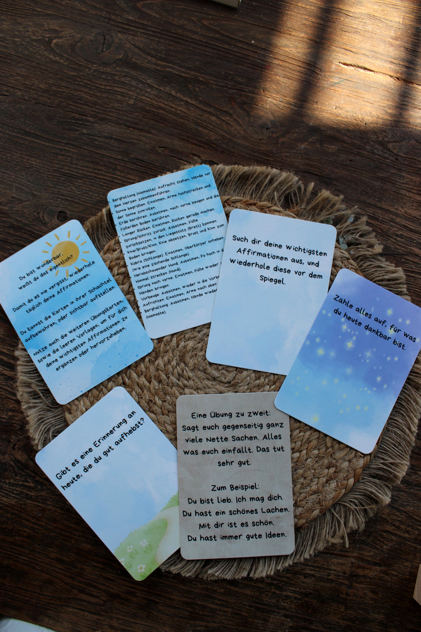 Affirmationskarten Set für Kinder