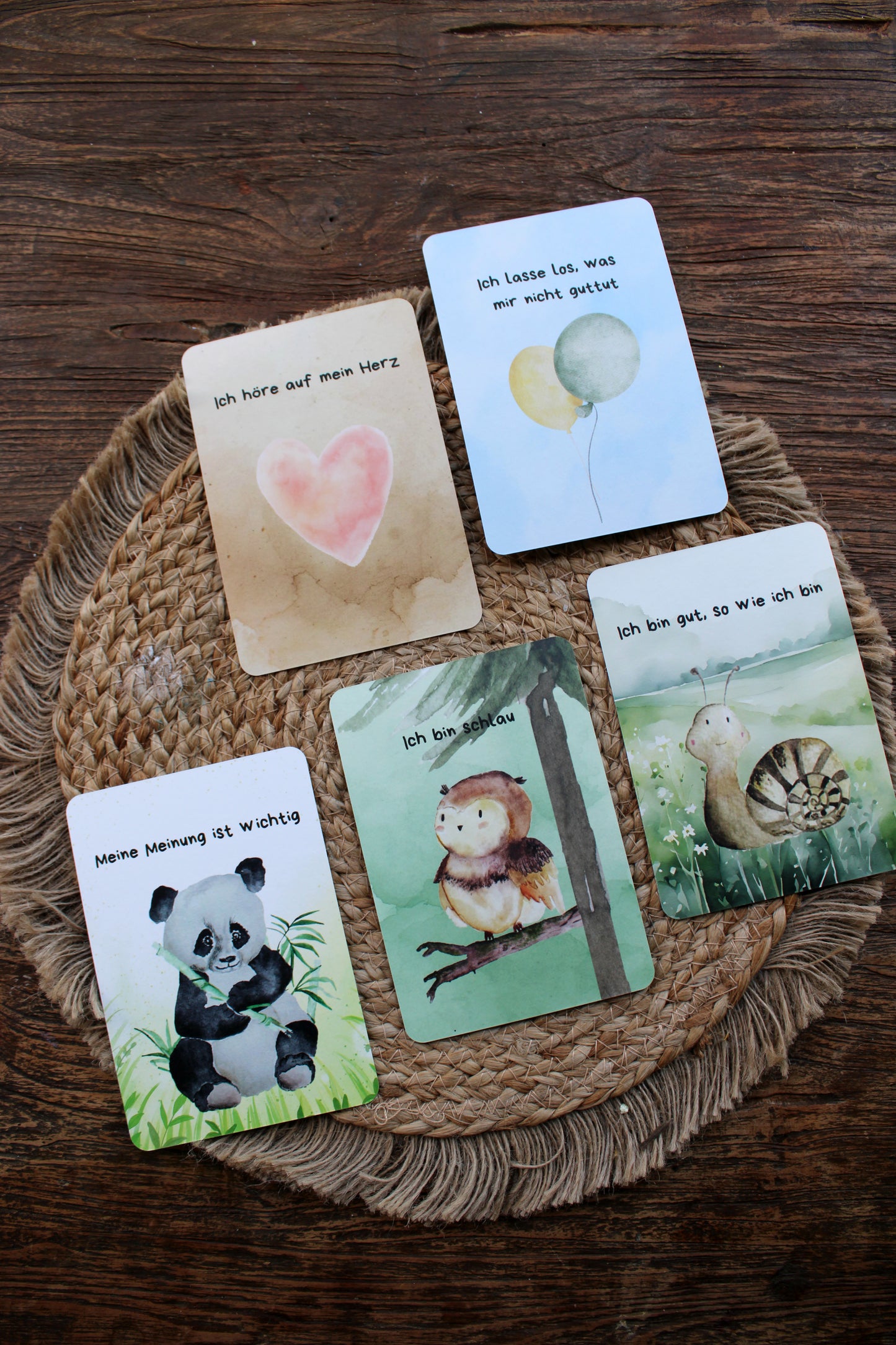 Affirmationskarten Set für Kinder