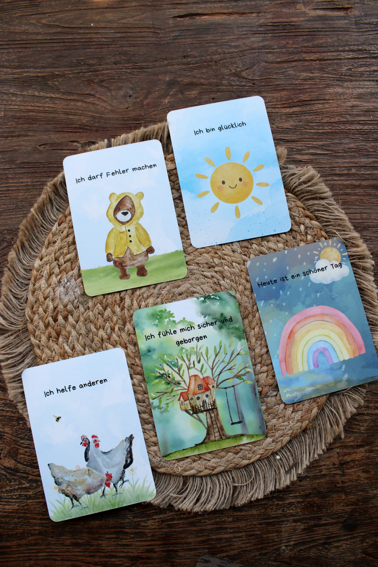 Affirmationskarten Set für Kinder