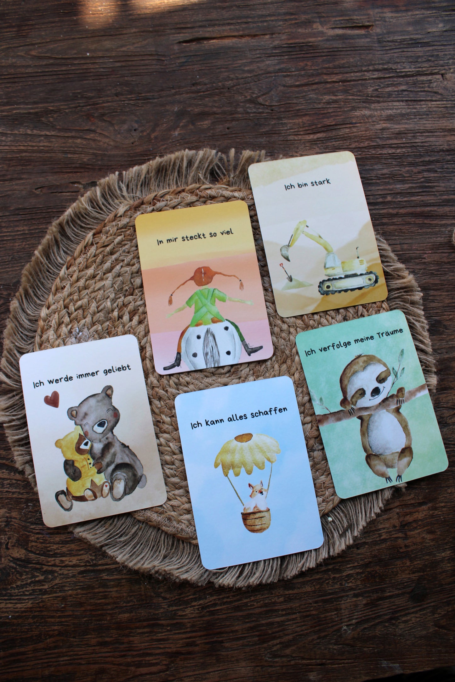 Affirmationskarten Set für Kinder